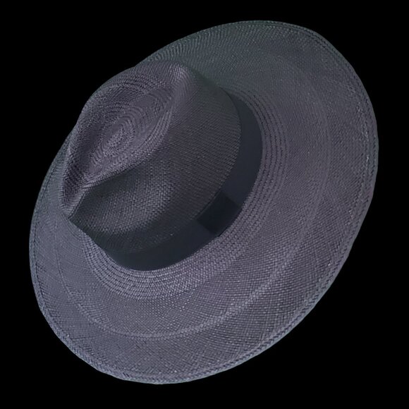 M.A.M.A. - Yacht Women\'s Black Straw Hat, Black Ribbon main image 6